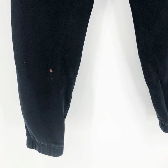 TNA Womens Cozy Fleece Perfect Sweatpants Small Black Drawstring Jogger - Picture 7 of 9